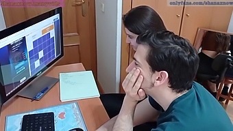 Young Student Coerced Into Giving Blowjob And Swallowing Cum. Shanaxnow