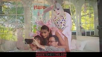 Young Girl Has Sex With Her Uncle In Bunny Outfit