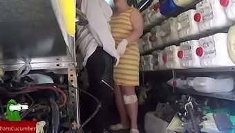 Amateur Couple Engages In Hidden Camera Sex At Workplace