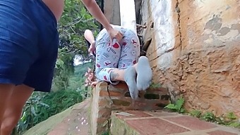 Hiring A Horny Butler For Outdoor Anal And Big Cock Sex