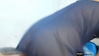 Observing My Lonely Friend'S Anal Pleasure For My Bonus