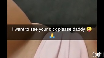 Snapchat Sexting With Best Friend'S Dad Leads To Orgasm For Teen Joyliii