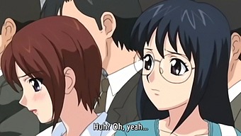 A Cursed High School Girl Gets Gangbanged In A Train By Hentai Enthusiasts