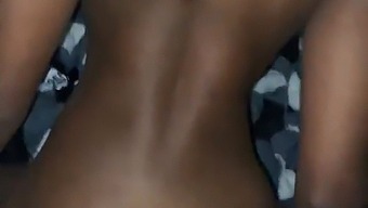 Amateur Ebony Teen'S Tight Pussy Gets Stretched To The Limit