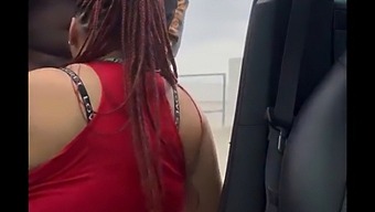 Car Sex With A Big Ass Amateur Caught On Camera