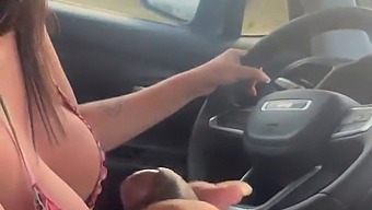 I Gave My Stepson A Deepthroat Blowjob And Took Every Inch Of His Black Cock While Waiting For The Bus
