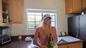 Beautiful Wife’s Husband’s Hot Neighbor Seduces Her And Gives Great Blow Job